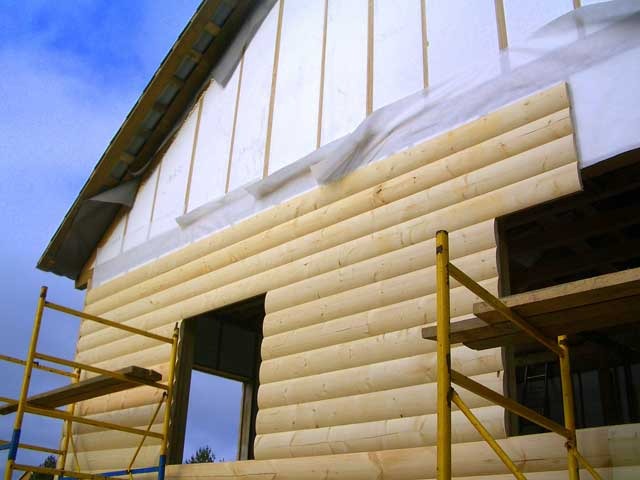 деревянный блок хаус