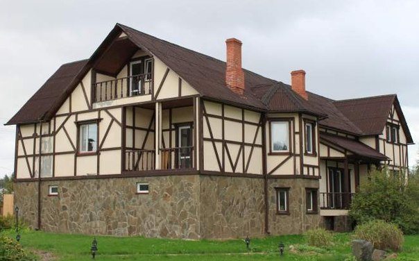 фасад дома в немецком стиле