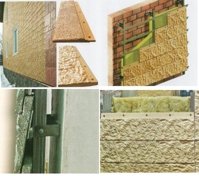 Отделка цементными сайдинговыми панелями