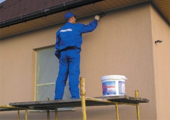 как покрасить фасад дома